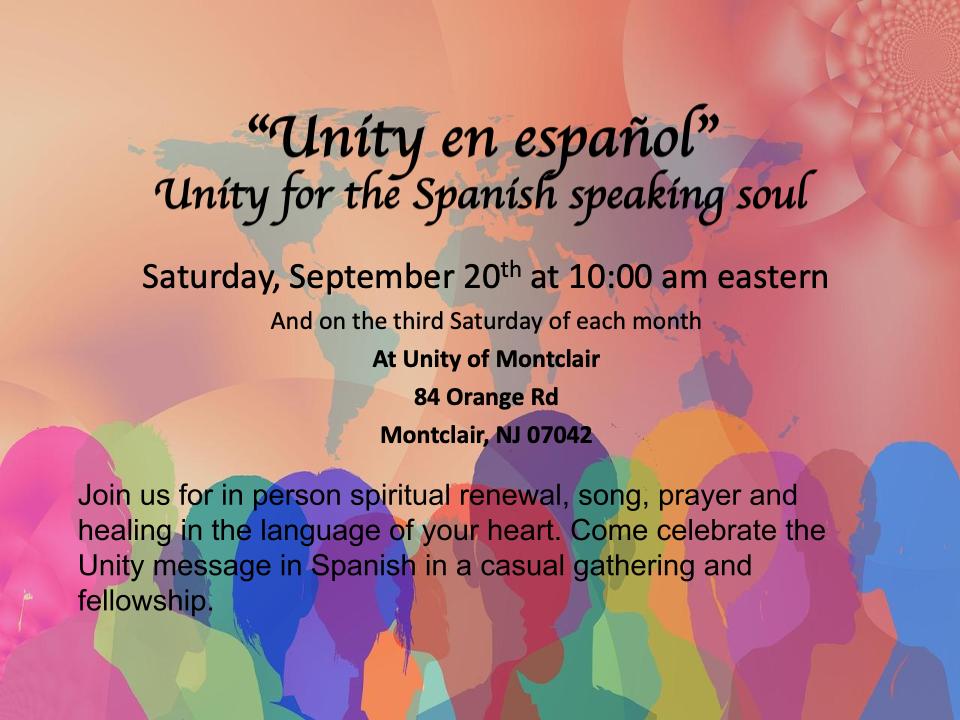 Unity for the Spanish Speaking Soul Oct 20