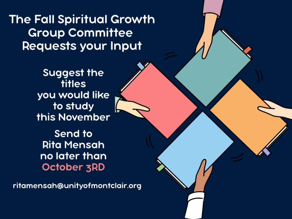 Fall 2026 SGG Book Survey