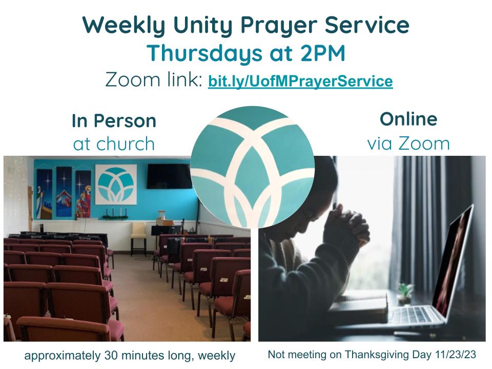 weekly prayer service