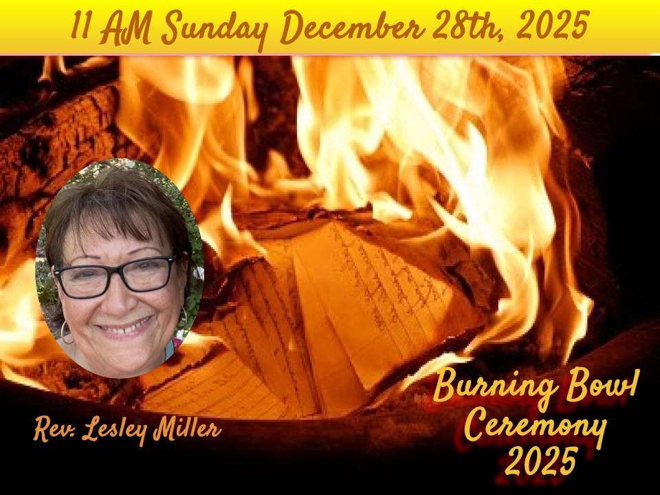 Burning Bowl Sunday Dec 28