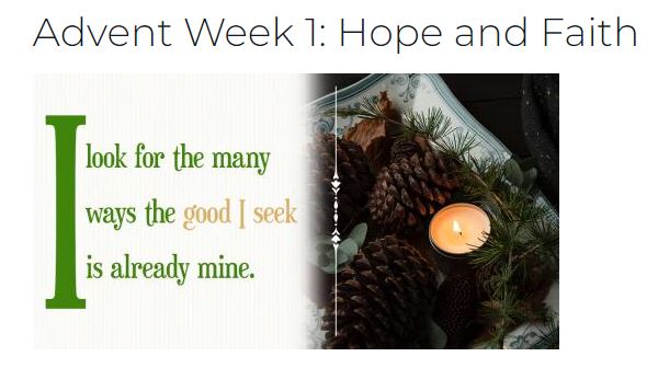Advent Week 1